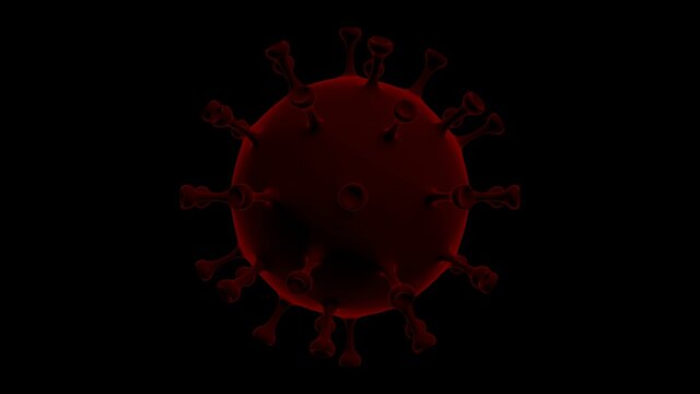 3D Virus Transform red