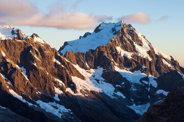 Mount Syme and Mount Madeline, Darran Mountains, Fiordland National Park
