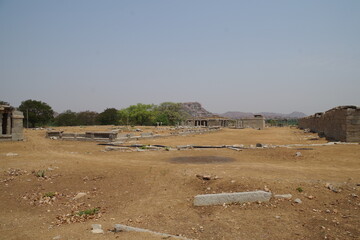 インド　世界遺産ハンピの建造物群