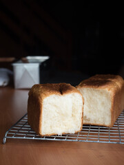 Sliced white sandwich bread