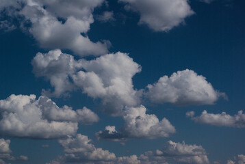 blue sky with clouds