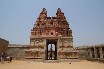 インド　世界遺産ハンピの建造物群