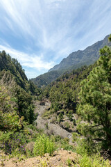 Fototapeta na wymiar Hiking routes in the national park 