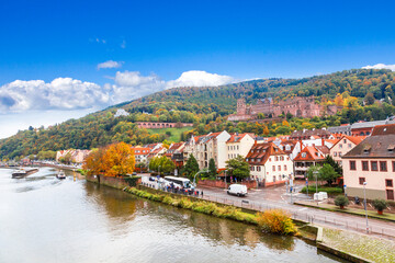 Fototapeta na wymiar Cityscape of Heidelberg city, Germany