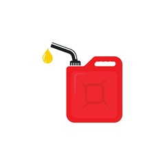 Obraz premium oil jerrycan icon vector illustration design template