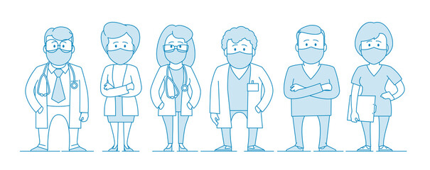 Group of doctors of our medical staff.