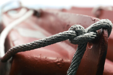 boat mooring rope.