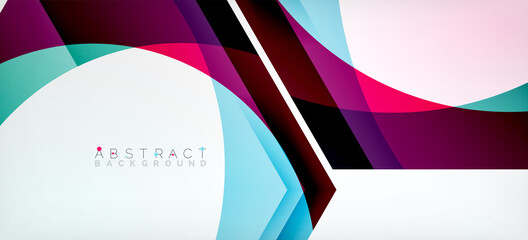 Obraz na płótnie Canvas Vector color hexagons geometric abstract background