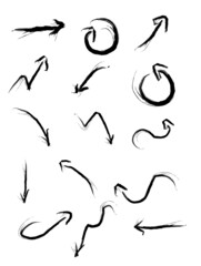 Vector draw arrows symbols for your graphic use.