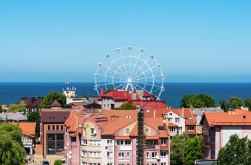Zelenogradsk, Russia June 2021 Magnificent urban landscape.