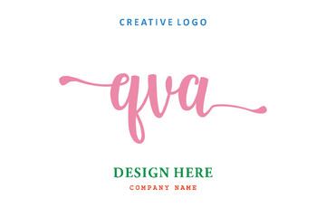 QVA lettering logo is simple, easy to understand and authoritative