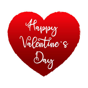 Happy Valentine's day message banner
