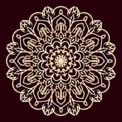 ornamental round lace ornament