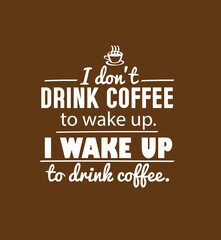 Coffee seamless pattern design. Decorate text in brown colors.