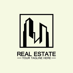 Real Estate Business Logo vector illustration design