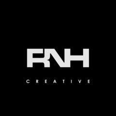 RNH Letter Initial Logo Design Template Vector Illustration
