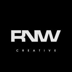 Fototapeta premium RNW Letter Initial Logo Design Template Vector Illustration