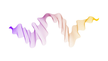 Obraz premium Abstract backdrop with wave gradient lines