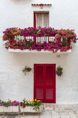 Strolling along the streets of Monopoli. Boats and places of magic