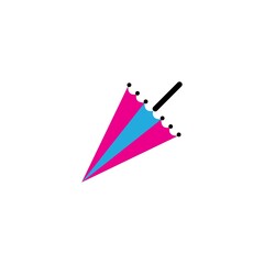 Umbrella illustration logo