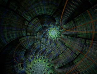 Imaginatory fractal background generated Image