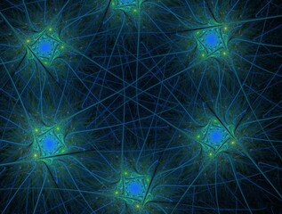 Imaginatory fractal background generated Image