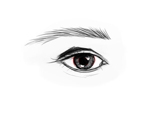 Eye of the person