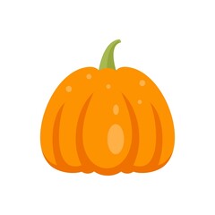 Collection pumpkin icon flat isolated vector