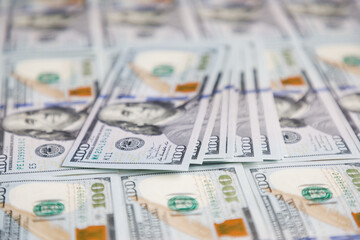 A lot of dollar bills