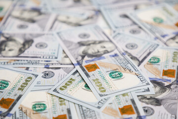 A lot of dollar bills