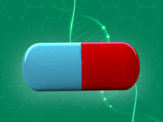 3d rendering healthcare medical tablets 