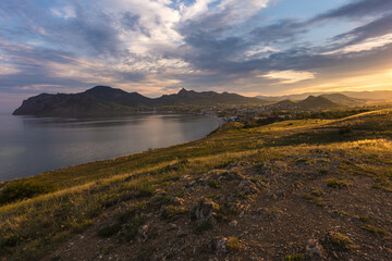 A beautiful village on the Black Sea coast of Koktebel. Unforgettable sunrises and sunsets in...