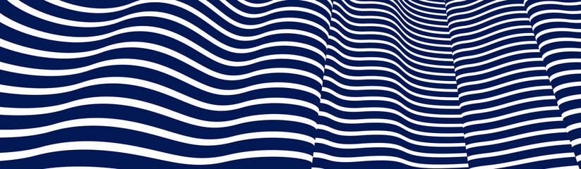 Minimal design of abstract lines in 3D perspective vector abstract background, minimalistic cool trendy retro template for covers posters and banners.