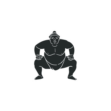 recommend clip art: Sumo Icon Silhouette Illustration. Power Sport Vector Graphic Pictogram Symbol Clip Art. Doodle Sketch Black Sign.