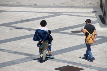 Parents and child