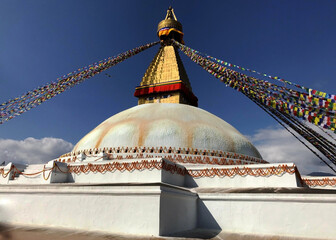 The incomparable Boudanath stupa in kathamandu city