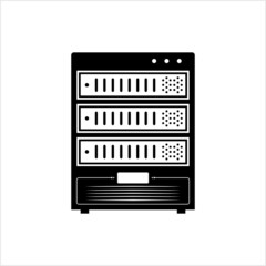 Raid Data Storage Icon, Redundant Array Of Independent Disks