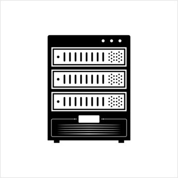 Raid Data Storage Icon, Redundant Array Of Independent Disks
