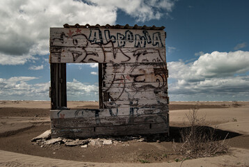 ruins of the old house