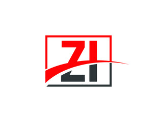 Z I, ZI Letter Logo Design
