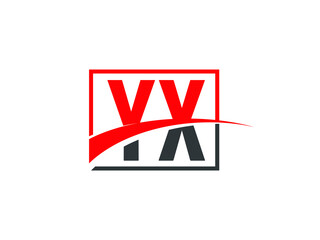 Y X, YX Letter Logo Design