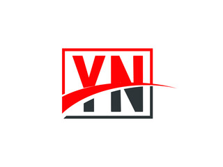 Obraz premium Y N, YN Letter Logo Design