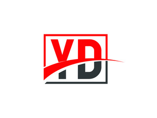 Obraz premium Y D, YD Letter Logo Design