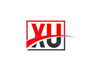 X U, XU Letter Logo Design