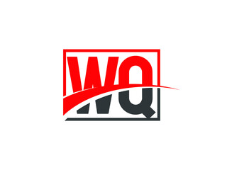 W Q, WQ Letter Logo Design