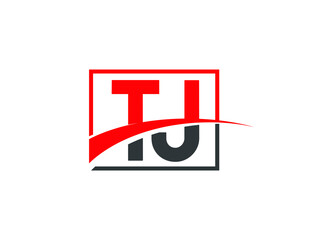 T J, TJ Letter Logo Design