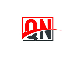 Q N, QN Letter Logo Design