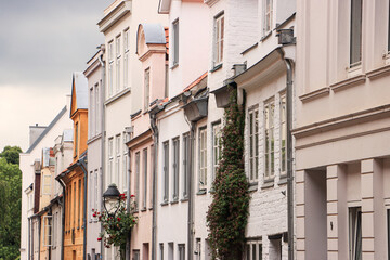 Hansestadt Lübeck; Häuserzeile in der Weberstraße