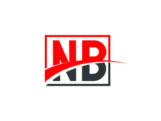 N B, NB Letter Logo Design