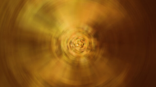 Abstract background of circles spinning motion blur halo. Image of golden halo. Motion effect, good for Modern graphic design.